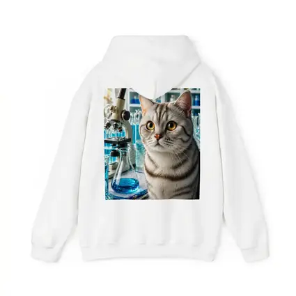 American Shorthair Cat Science Laboratory Setting