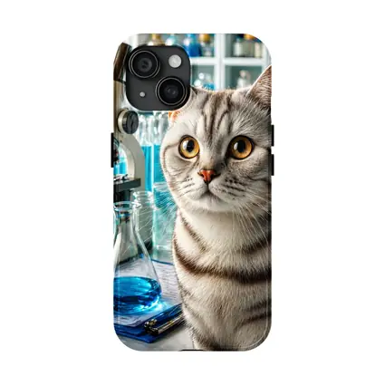 American Shorthair Cat Science Laboratory Setting