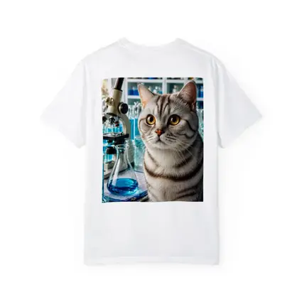American Shorthair Cat Science Laboratory Setting