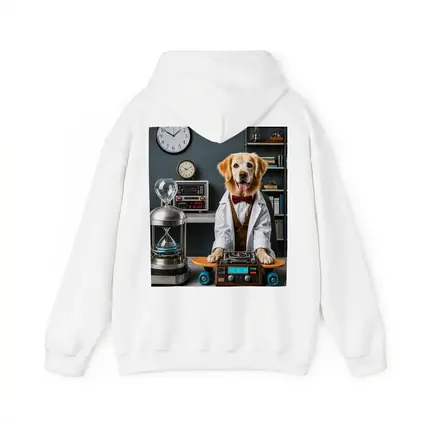 Golden Retriever Scientist Dog Laboratory Setting