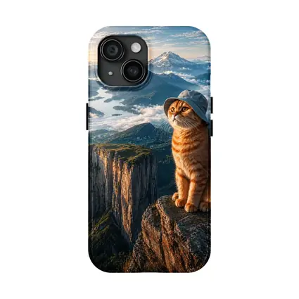 Scottish Fold Cat Mountain Summit Scenic View