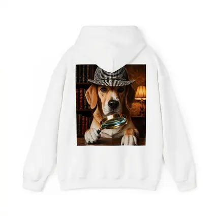 Beagle Detective Dog Library Magnifying Glass