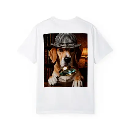 Beagle Detective Dog Library Magnifying Glass
