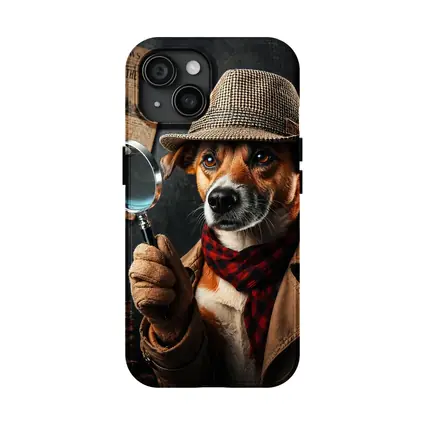 Jack Russell Terrier Detective Dog Newspaper