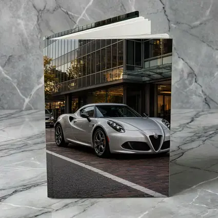 Alfa Romeo 4C Silver Urban City Street