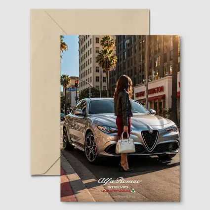 Alfa Romeo Stelvio Quadrifoglio Los Angeles Street