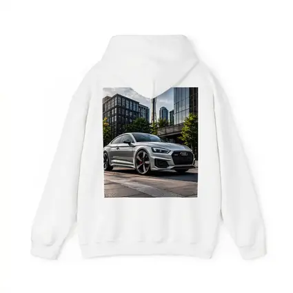 Audi RS5 Silver Coupe Seattle Space Needle