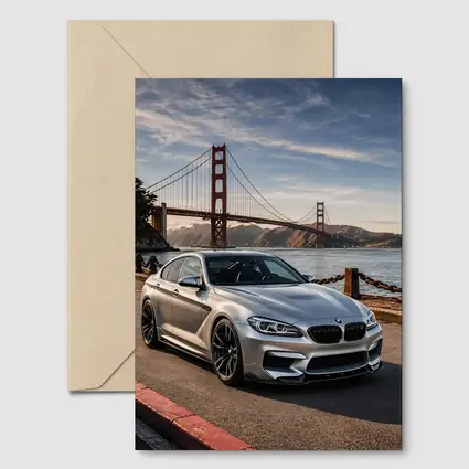 BMW M6 Gran Coupe Golden Gate Bridge