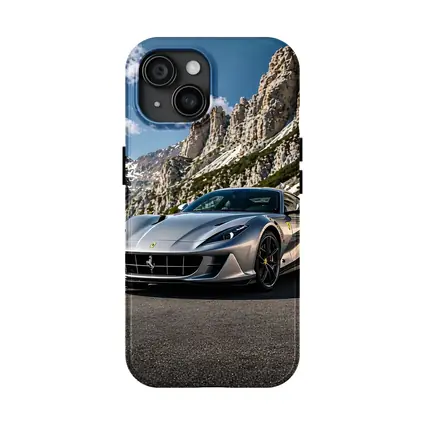Ferrari 812 Superfast Silver Mountain Road