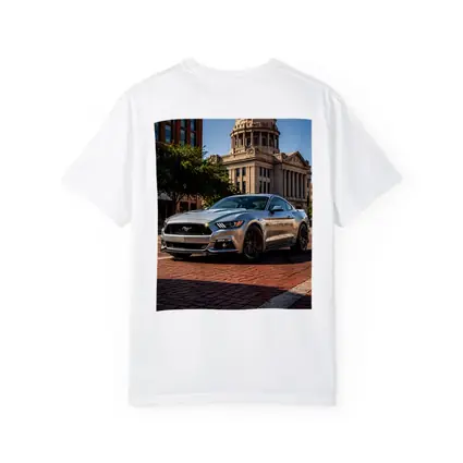 Silver Ford Mustang GT City Plaza