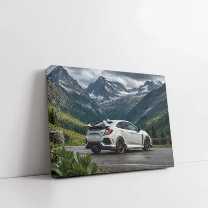 Honda Civic Type R Mountain Alpine Road