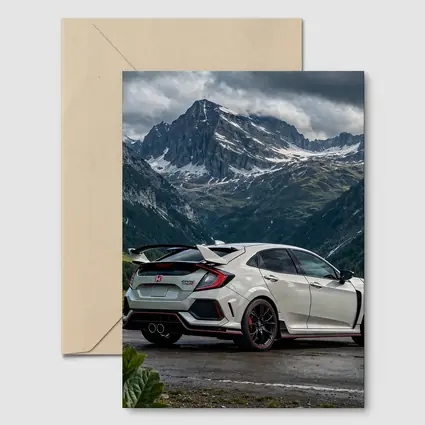 Honda Civic Type R Mountain Alpine Road