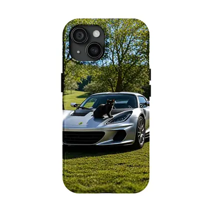 Silver Lotus Elise Black Cat Green Parkland