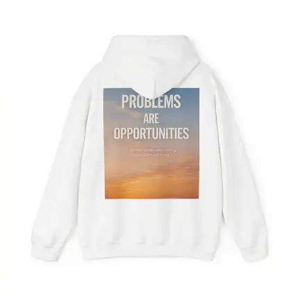 Problems Are Opportunities Sunset Sky Quote