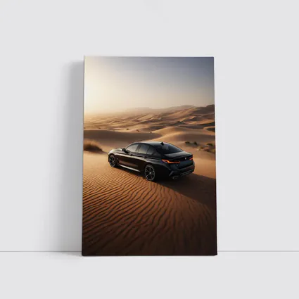 Black BMW 2 Series Desert Sand Dunes