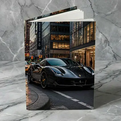 Black Ferrari 488 GTB New York City