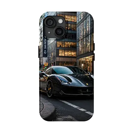 Black Ferrari 488 GTB New York City