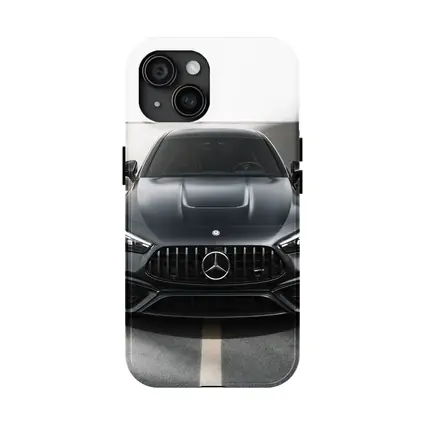 Mercedes AMG Dark Gray Parking Garage Front View