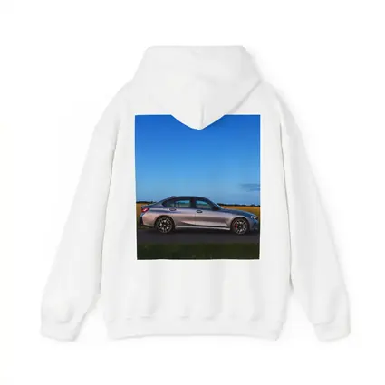BMW 3 Series Silver Sedan Starry Night Field