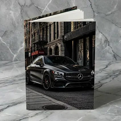 Mercedes AMG C63 Matte Black City Street