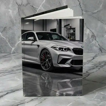 BMW M2 Silver Coupe Inside Garage