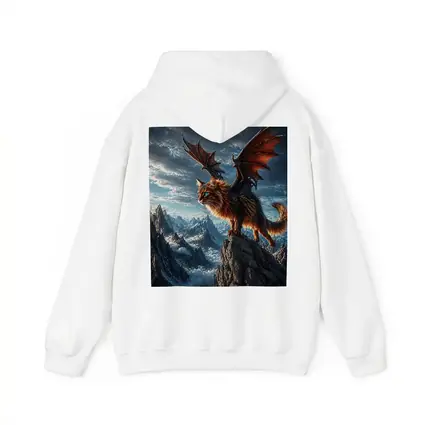 Somali Cat Dragon Wings Mountain Sky