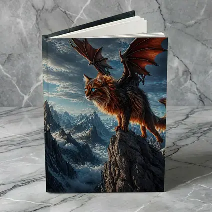 Somali Cat Dragon Wings Mountain Sky