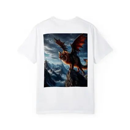Somali Cat Dragon Wings Mountain Sky