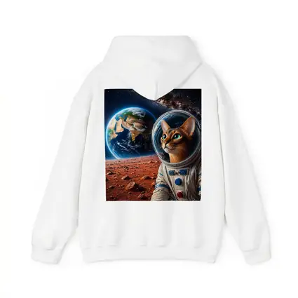 Abyssinian Cat Astronaut on Mars Earth