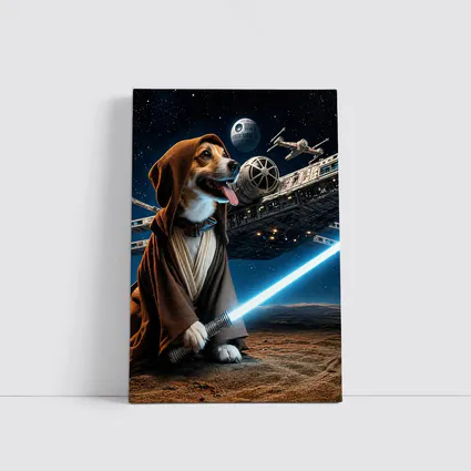 Beagle Jedi Knight Space Galaxy Adventure