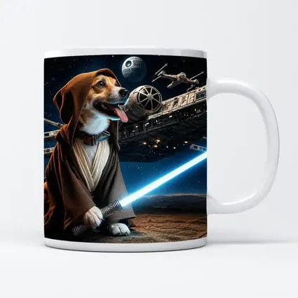 Beagle Jedi Knight Space Galaxy Adventure
