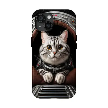 American Shorthair Cat Astronaut Starship Cockpit