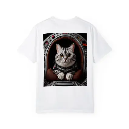 American Shorthair Cat Astronaut Starship Cockpit