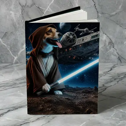 Beagle Jedi Knight Lightsaber Space Battle