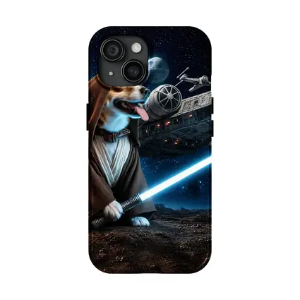 Beagle Jedi Knight Lightsaber Space Battle