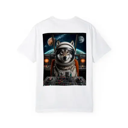 Wolf Astronaut Space Cockpit Cosmic Adventure