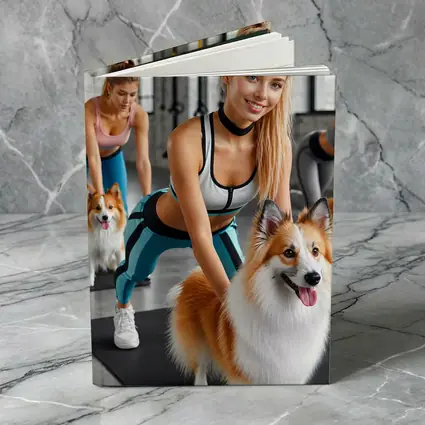 Women Working Out With Shetland Sheepdogs Gym