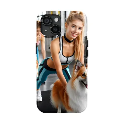 Women Working Out With Shetland Sheepdogs Gym