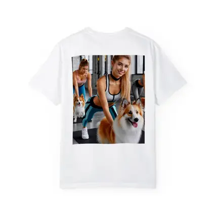 Women Working Out With Shetland Sheepdogs Gym