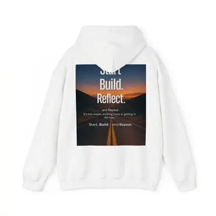 Start Build Reflect Goals Motivational Road Print