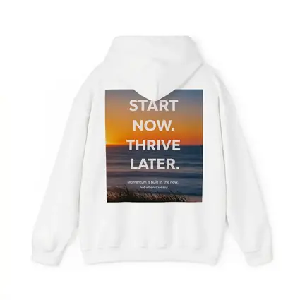Start Now Thrive Later Sunset Motivation