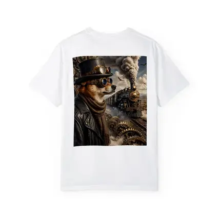 Steampunk Dog Top Hat Steam Train