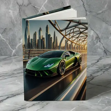 Lamborghini Huracan Green City Bridge Drive