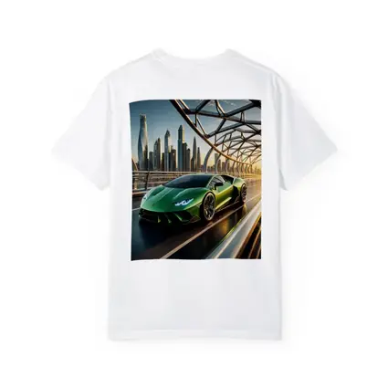 Lamborghini Huracan Green City Bridge Drive