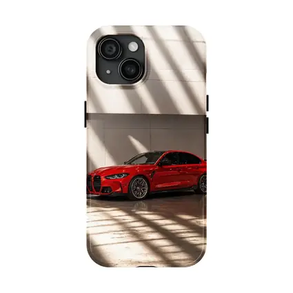 BMW M3 Red Sedan Indoor Shadow Light
