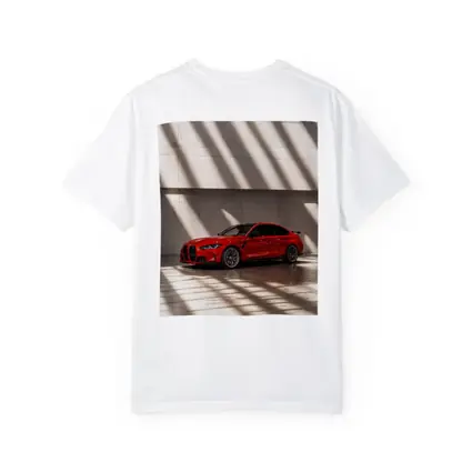 BMW M3 Red Sedan Indoor Shadow Light
