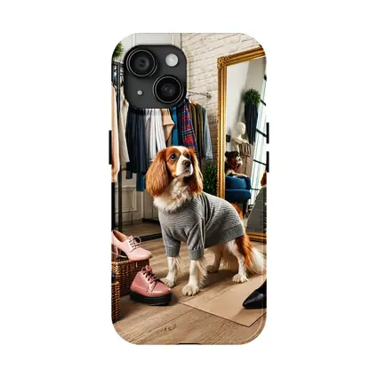 Cavalier King Charles Spaniel Fashion Boutique Scene