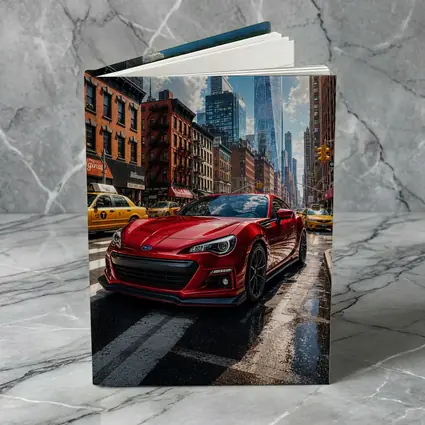 Subaru BRZ Red Sports Car New York City