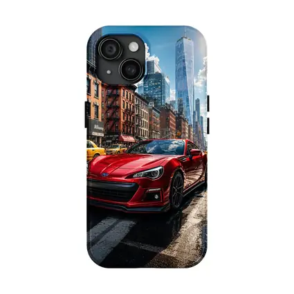 Subaru BRZ Red Sports Car New York City