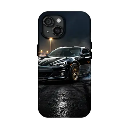 Subaru BRZ Black Drifting Night Track